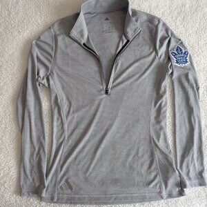 Womens Toronto Maple Leafs Quarter Zip - size S